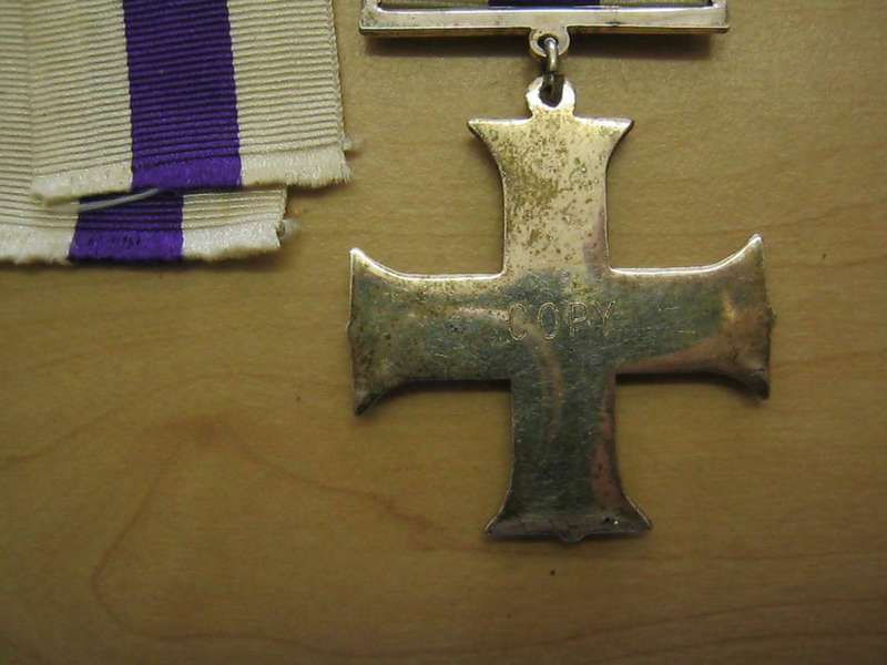 Copy G. VI Military Cross.